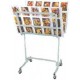 POSTER HOLDER STAND WITH WHEELS