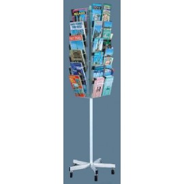 Espositore Porta Libri Da Parete con 12 Tasche