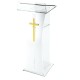 LEGGIO PER CHIESE IN PLEXIGLASS CM. 50x122H