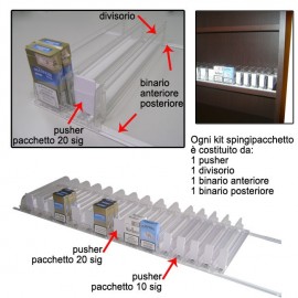 KIT SPINGI PACCHETTO SIGARETTE DA 20 IN PLASTICA