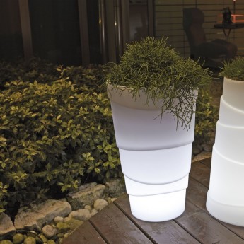 LED LIGHTED VASE-PALM