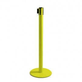 YELLOW CROWD CONTROL POST