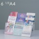 6 BROCHURE HOLDER POCKETS 1/3A4