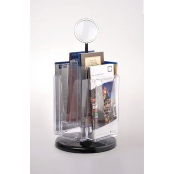 6xA6 ROTATING BROCHURE HOLDER