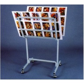 POSTER HOLDER STAND WITH WHEELS