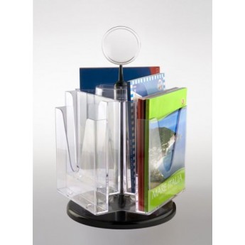 6xA4 ROTATING BROCHURE HOLDER