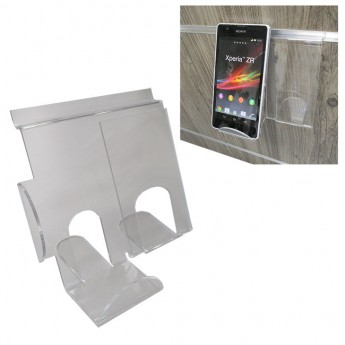 MOBILE PHONE HOLDER FOR SLATWALL