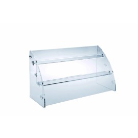 ESPOSITORE A 2 SCALINI IN PLEXI CM. 43x29H