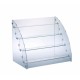 ESPOSITORE A 4 SCALINI IN PLEXI CM. 53x43H