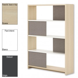 LIBRERIA BIFACCIALE TRIS CM. 120x160H