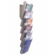 STACK DA MURO 6 TASCHE A4 IN PLASTICA