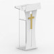 LEGGIO PER CHIESE IN PLEXIGLASS CM. 50x122H