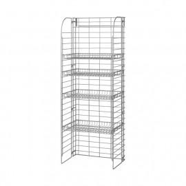 ESPOSITORE A RIPIANI COMPONIBILE IN METALLO CM. 61x41x160H