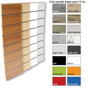 PANNELLO DOGATO SLAT IN MDF CM. 120x240H