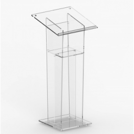 LEGGIO IN PLEXI CON RIPIANO INTERMEDIO