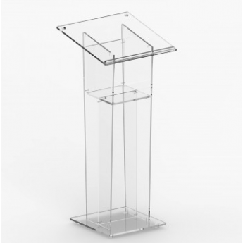 LEGGIO IN PLEXI CON RIPIANO INTERMEDIO