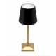 LAMPADA DA TAVOLO CON BASE DORATA