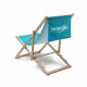 SEDIA DA SPIAGGIA CON TELO PERSONALIZZATO