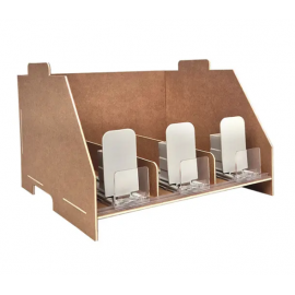ESPOSITORE IN CARTONE CON 3 SPINGI-PRODOTTO
