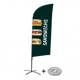 BANDIERA CON IMMAGINE PANINI