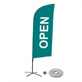 BANDIERA CON IMMAGINE OPEN