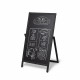 CAVALLETTO CON LAVAGNA SCRIVIBILE - CM. 55x105H