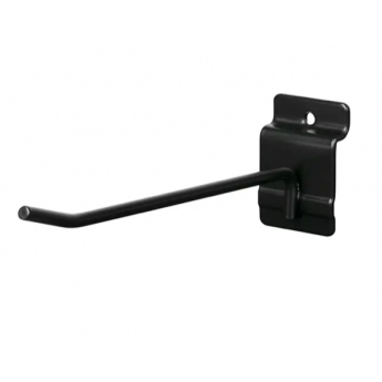 10 GANCI IN METALLO NERO 20 CM. PER DOGATI