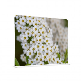 PANNELLO DIVISORIO CON STAMPA FIORI BIANCHI