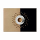 N. 6 TOVAGLIETTE LAVABILI CON STAMPA CAFFE'
