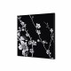 QUADRO CON STAMPA SU TESSUTO FIORI GIAPPONESI