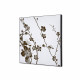QUADRO CON STAMPA SU TESSUTO FIORI GIAPPONESI
