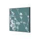 QUADRO CON STAMPA SU TESSUTO FIORI GIAPPONESI