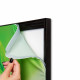 QUADRO CON STAMPA SU TESSUTO FIORI GIAPPONESI