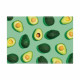 N. 6 TOVAGLIETTE LAVABILI CON STAMPA AVOCADO