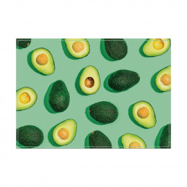 N. 6 TOVAGLIETTE LAVABILI CON STAMPA AVOCADO