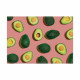 N. 6 TOVAGLIETTE LAVABILI CON STAMPA AVOCADO