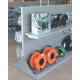 GONDOLA EKO BASSA BIFACCIALE PER NEGOZI IN MDF E METALLO CM. 121x61x128H