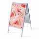 CAVALLETTO FRAME IN ALLUMINIO CON CORNICI A SCATTO