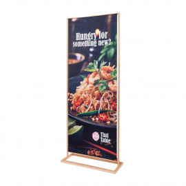 PORTA BANNER IN LEGNO