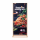 PORTA BANNER IN LEGNO
