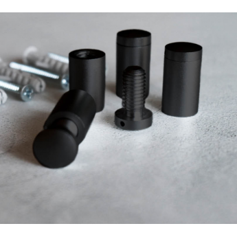 DISTANZIALI NERI 18x18 - 4 pezzi