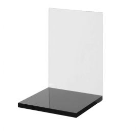 ESPOSITORE CON BASE APPOGGIO E PORTAMESSAGGI