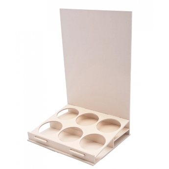 ESPOSITORE PER LATTINE E FLACONI IN LEGNO