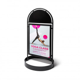 CAVALLETTO CON BASE CIRCOLARE