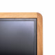 CAVALLETTO WOOD CON MONITOR 43"