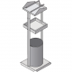 DISPENSER SACCHETTI E GUANTI