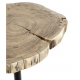 TAVOLINO CON PIANO IN LEGNO MASSELLO