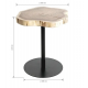 TAVOLINO CON PIANO IN LEGNO MASSELLO
