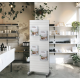 ESPOSITORE DOGATO BIFACCIALE CON RUOTE