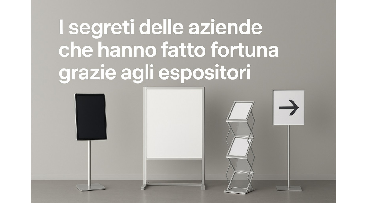 I SEGRETI DELLE AZIENDE CHE HANNO FATTO FORTUNA CON GLI ESPOSITORI